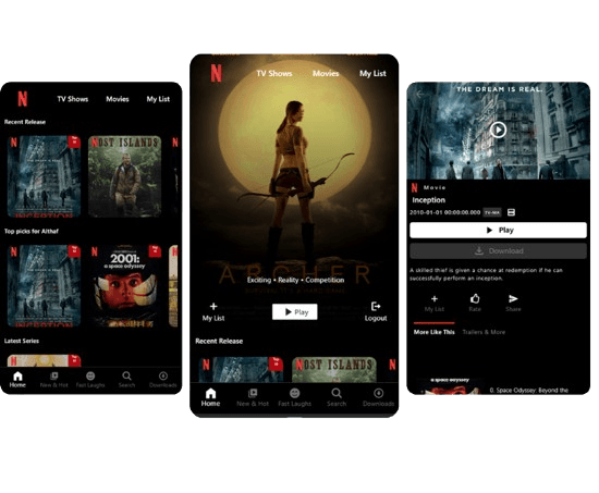 Netflix Clone with HLS Streaming